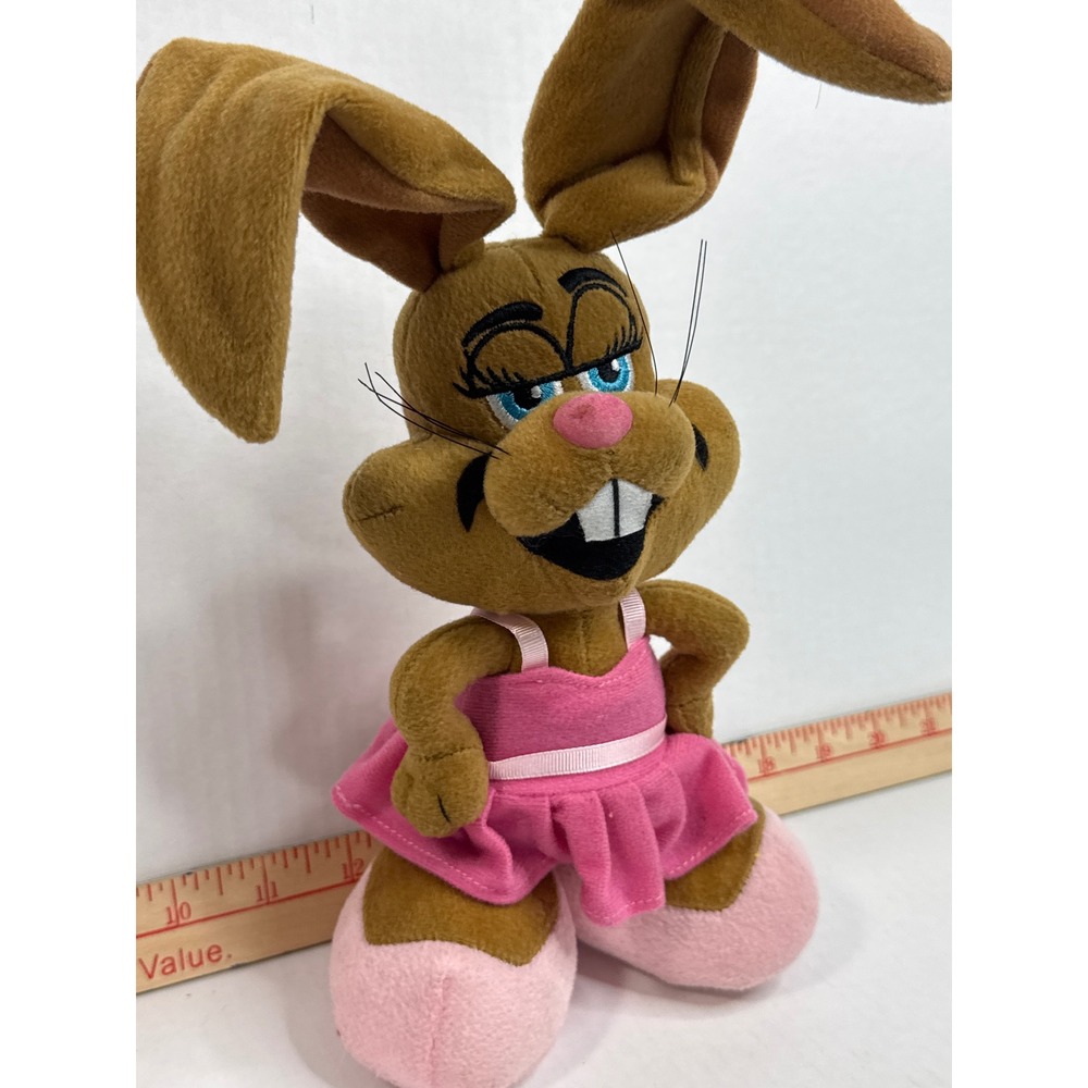 Rare Jackrabbit Dance Mascot Bunny Plush Ballerina Pink Tutu Soft Stuff Promo - Picture 2 of 8